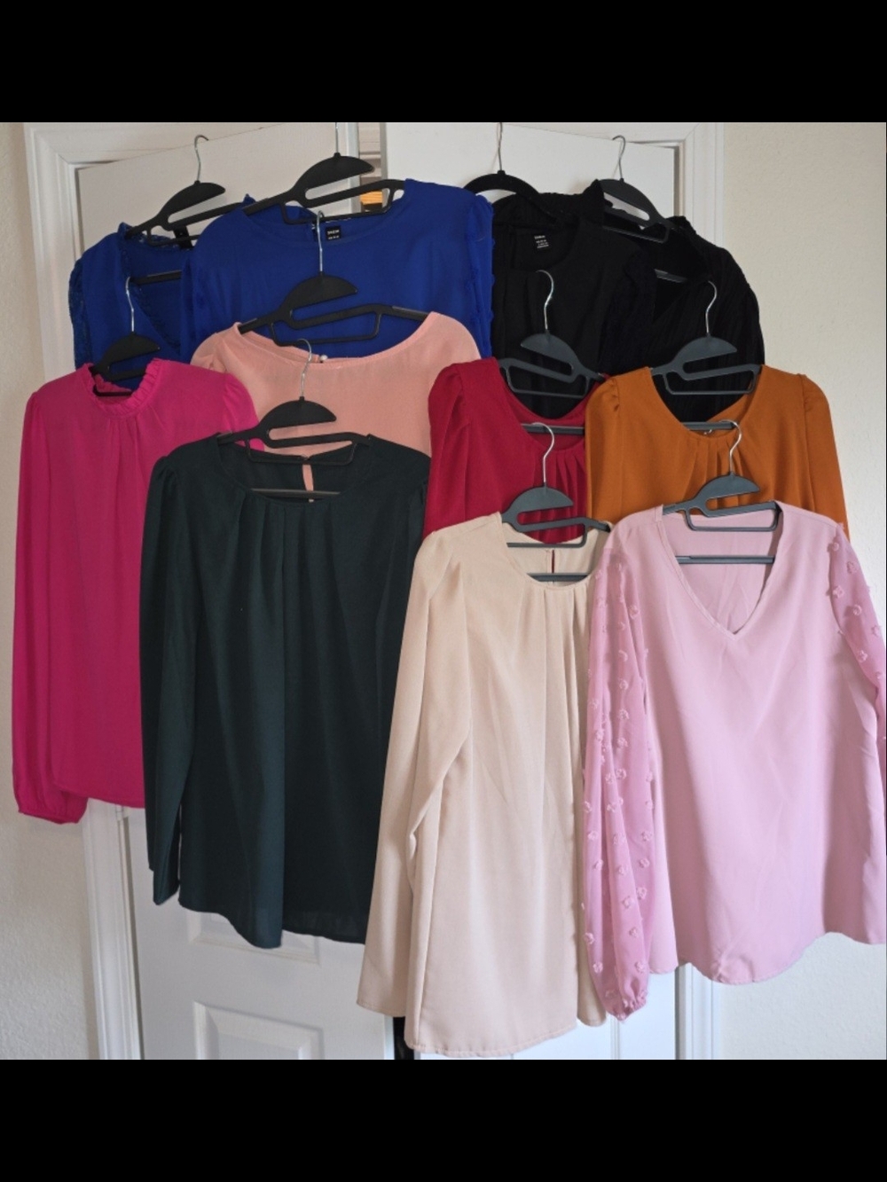 Shein Women's Long Sleeve Blouse Lot of 11 – Size Large
